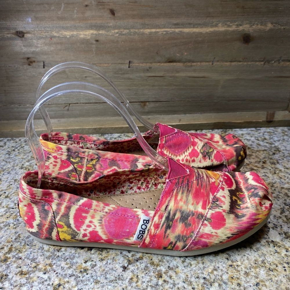 Bobs by ✅Skechers Pattern Slip on Flats